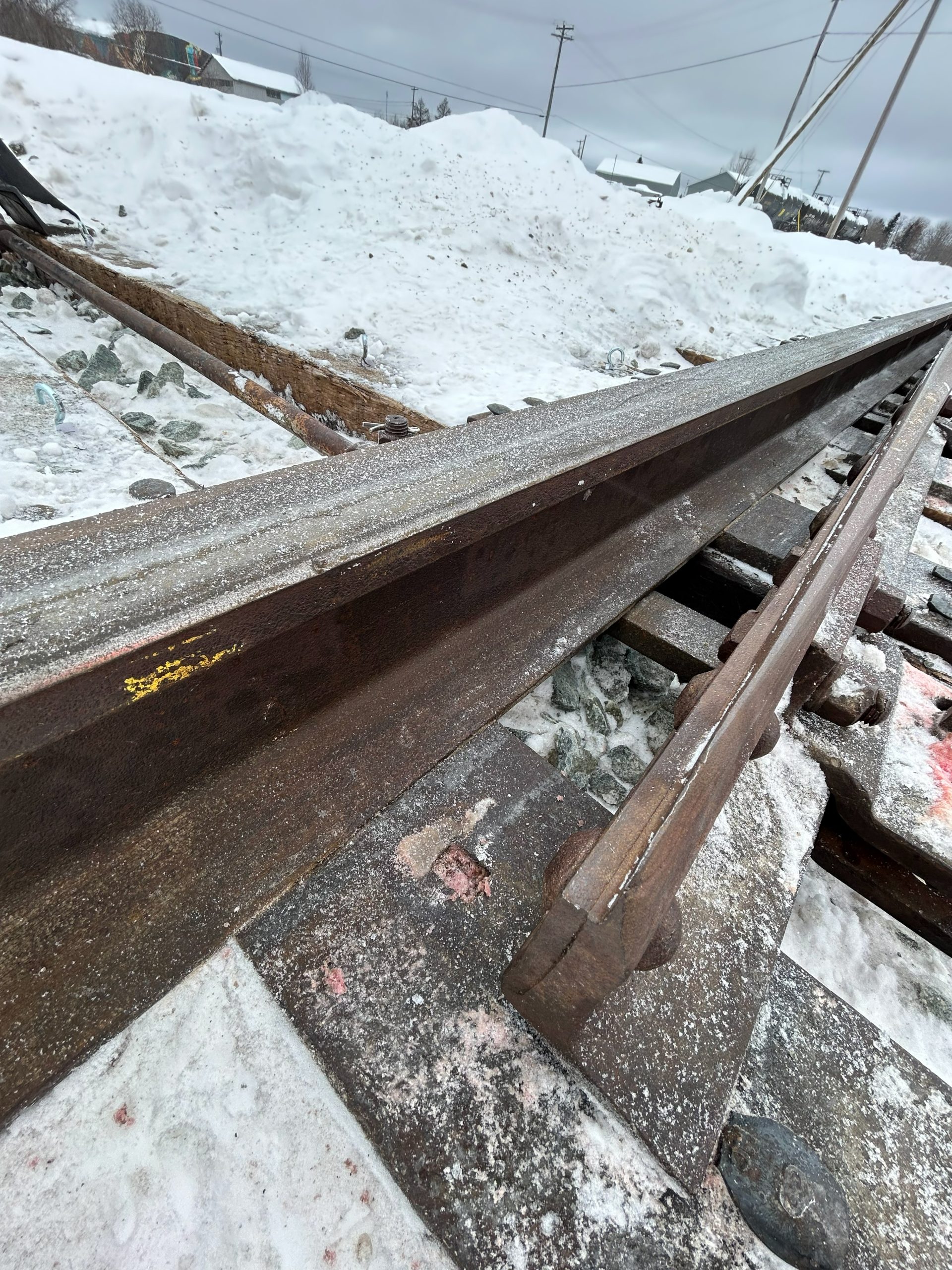 déneigement voie ferrée et aiguillages